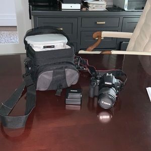 Canon Camera with bag